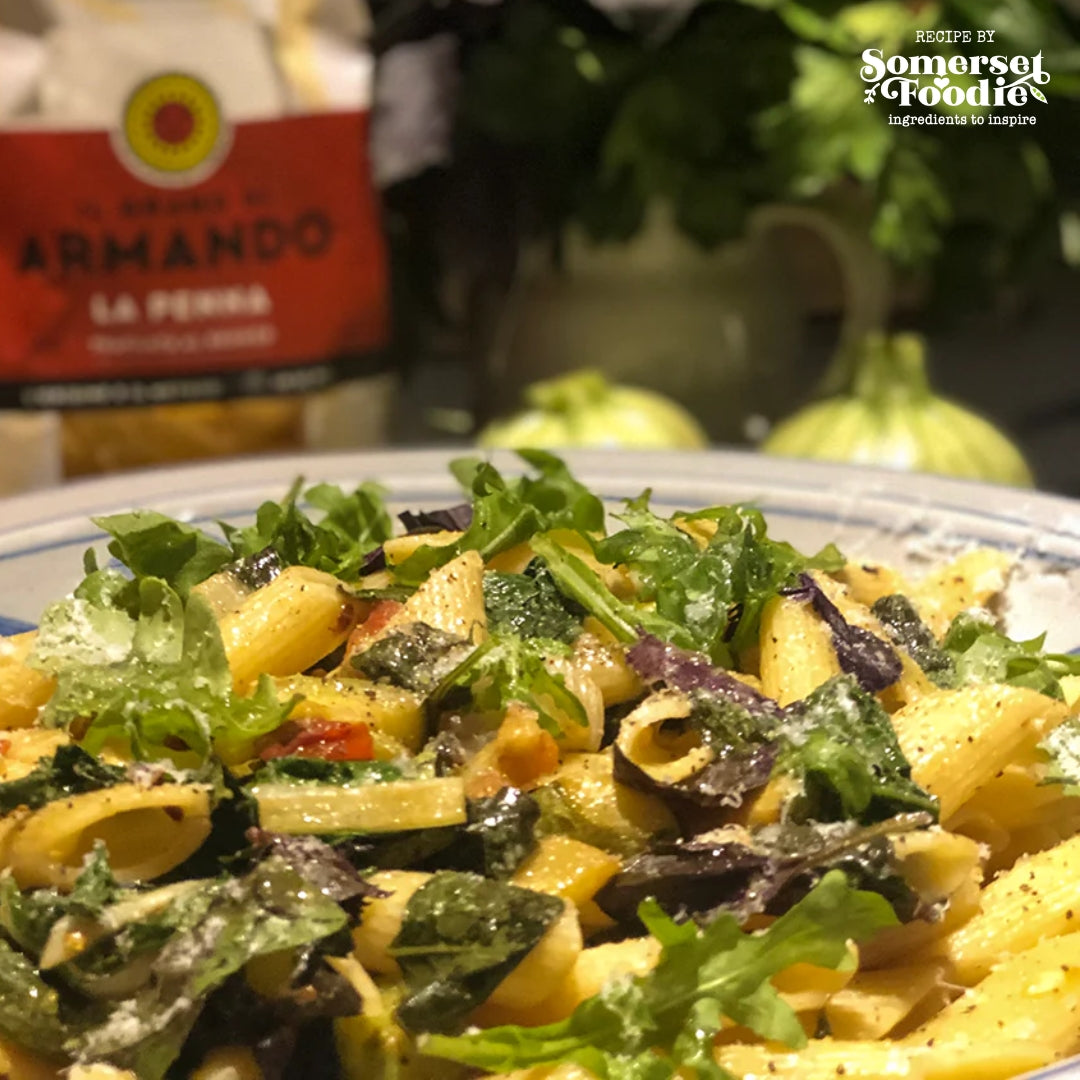 Pan fried Chilli Courgette Penne Pasta by Somerset Foodie – Fussels Fine Foods