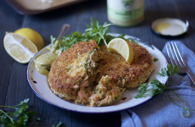 Crunchy Salmon Fishcakes