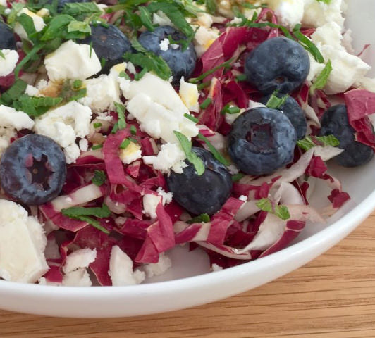 Blueberry, Mint and Feta Salad