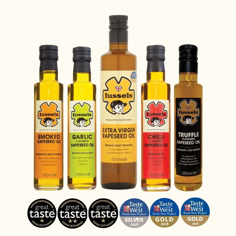 Fussels Cold Pressed Rapeseed Oil Awards Collection