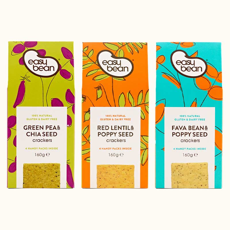 Easy Bean Mixed Flavoured Crackers (3 Packs)