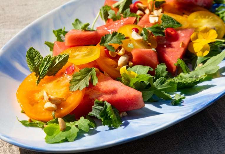 Watermelon and Tequila Salad