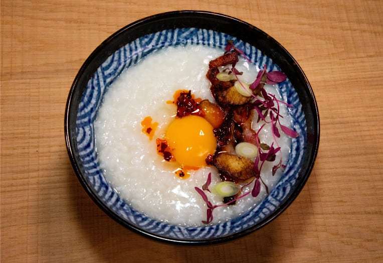 Our Congee Dish Made With Chilli Infused Oil
