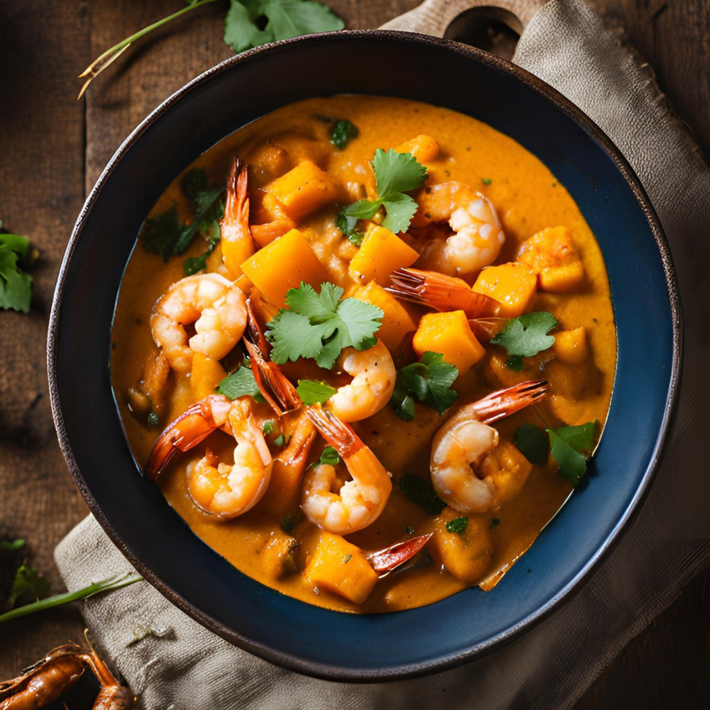 Prawn and Butternut Squash Curry