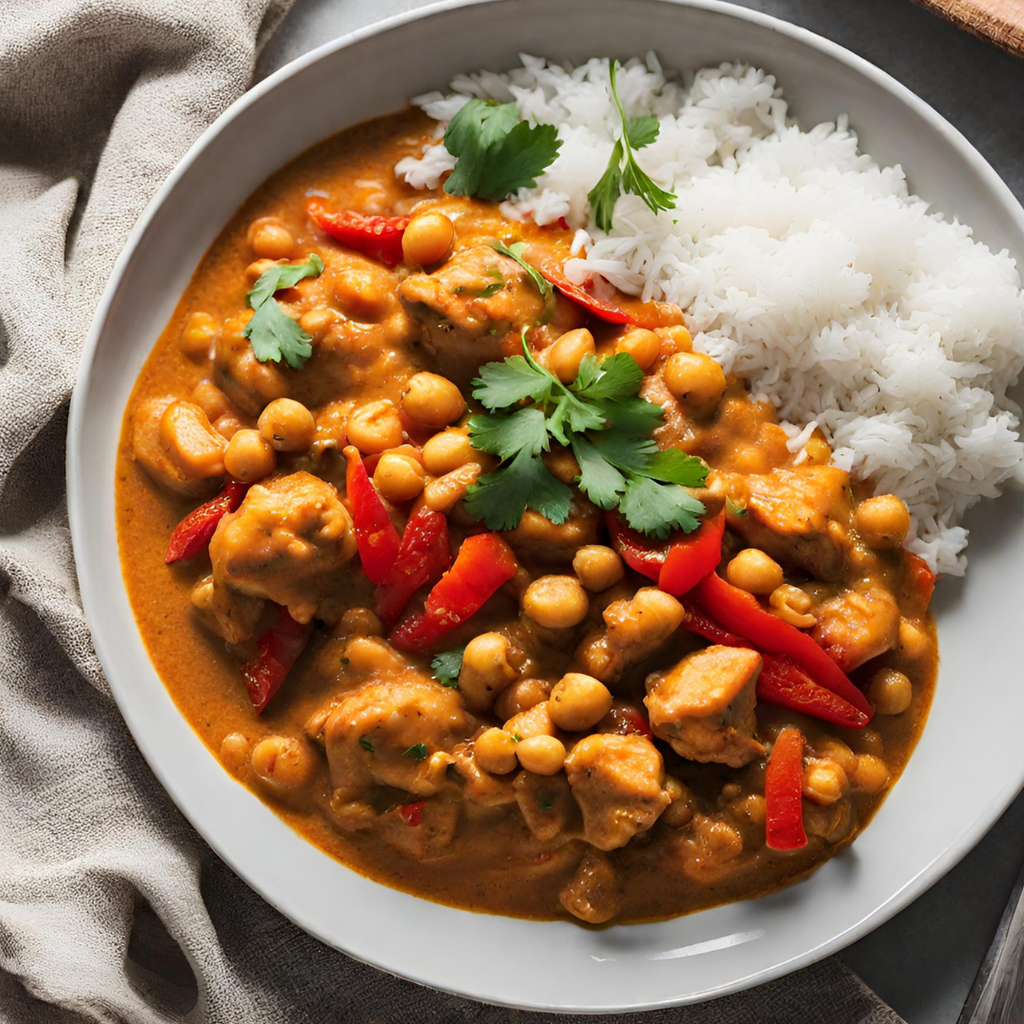 Simple Chicken & Chickpea Curry