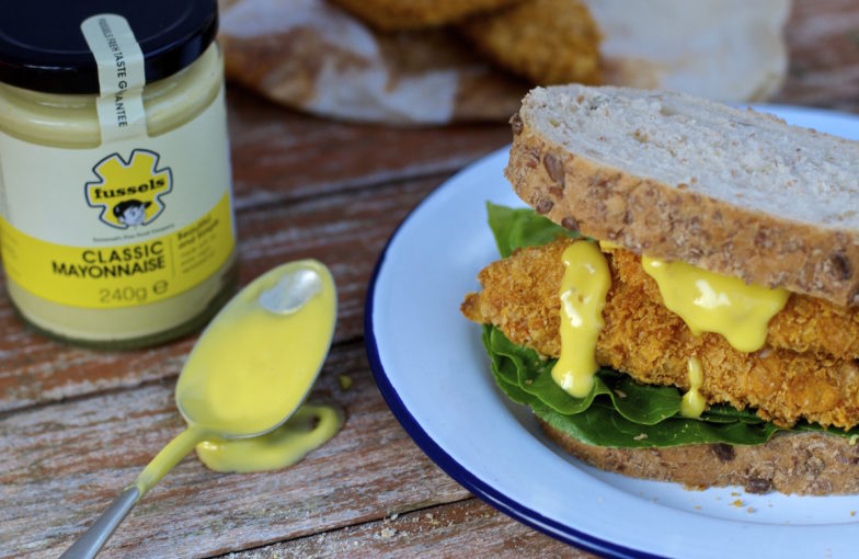 Chicken Goujon Sandwich Recipe with Fussels Rapeseed Mayonnaise