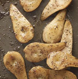 Roasted Salt and Pepper Pears