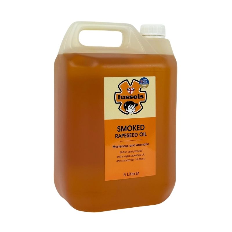 Fussels of Somerset 5 Litre Oak Smoke Infused Cold Pressed Rapeseed Oil