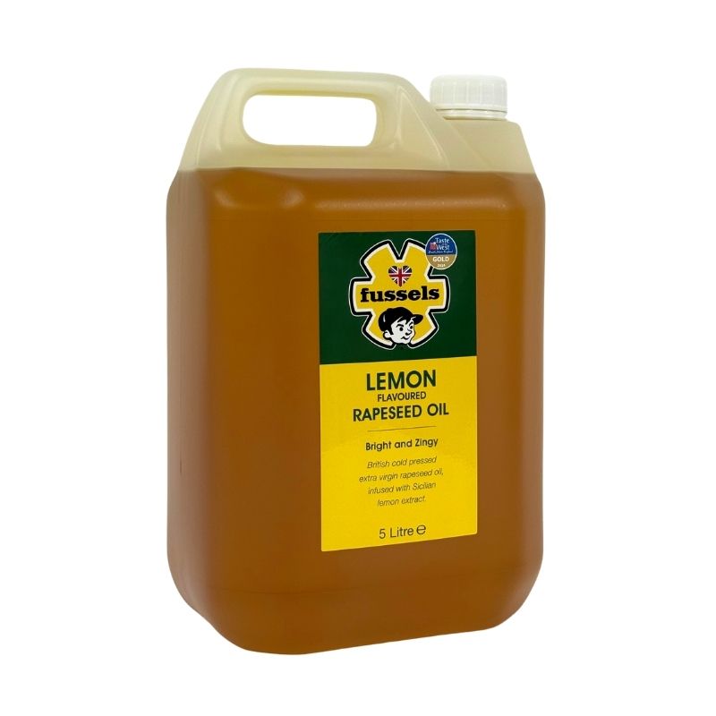 Fussels of Somerset 5 Litre Sicilian Lemon Infused Cold Pressed Rapeseed Oil
