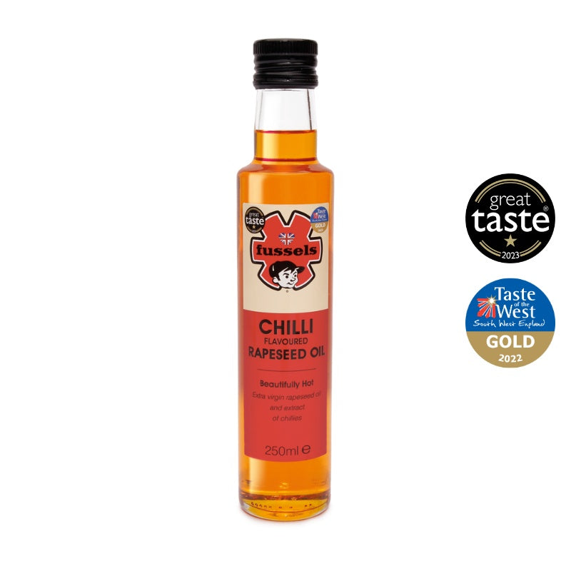 Fussels Chilli Infused Cold Pressed Rapeseed Oil, 250ml