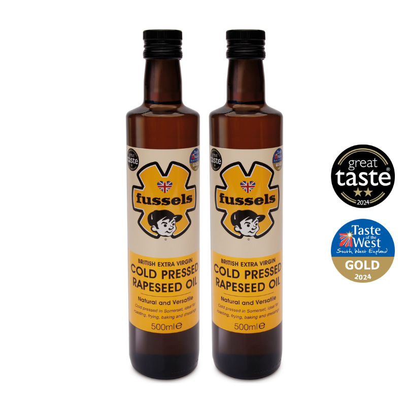 Cold Pressed Rapeseed Oil Duo 2 x 500ml | Extra Virgin | British-Grown ...