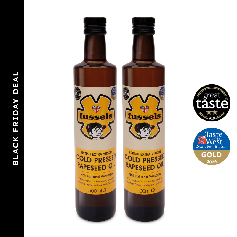 Cold Pressed Rapeseed Oil Duo (2 x 500ml) - Extra Virgin - British-Grown