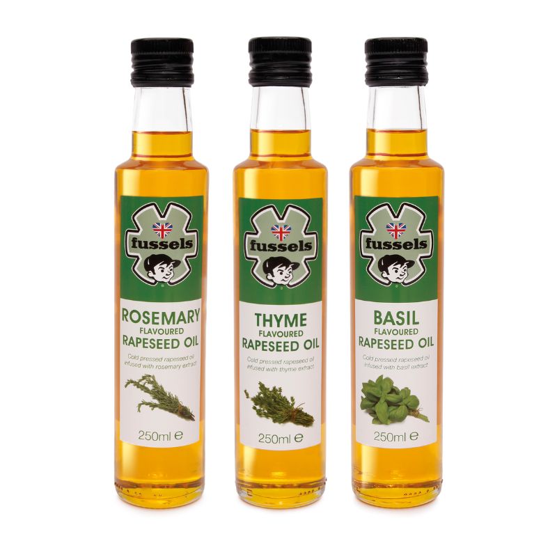 Herb Infused Rapeseed Oil Collection (Pack Of 3)