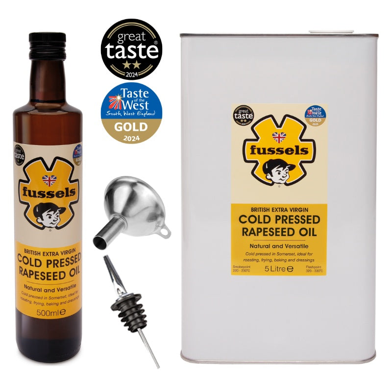 Cold Rapeseed Oil Home Refill Starter Kit - Cold Pressed Rapeseed Oil – Fussels Fine Foods