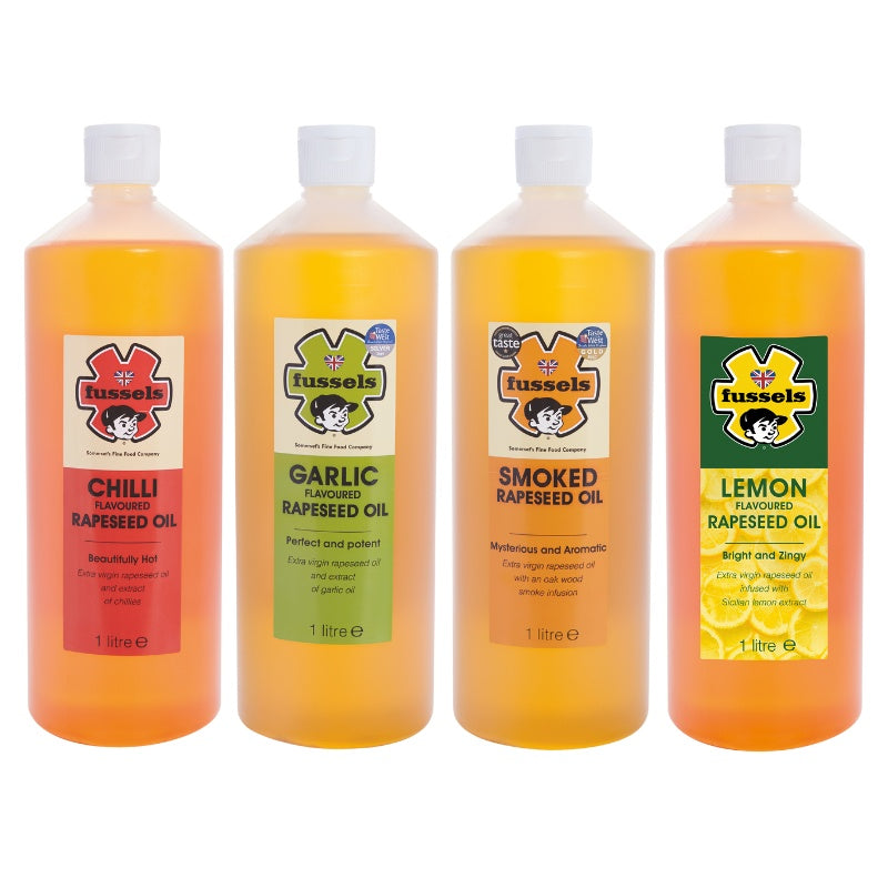 One Litre Flavoured Rapeseed Oil (Set of 4)