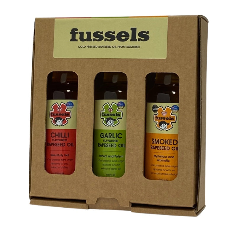 Flavoured Rapeseed Oil Treats Gift Box (3 x 100ml)