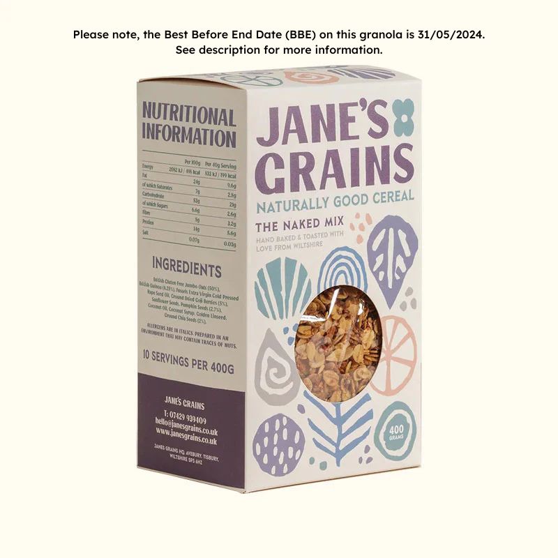 Naked Mix Granola – Jane’s Grains