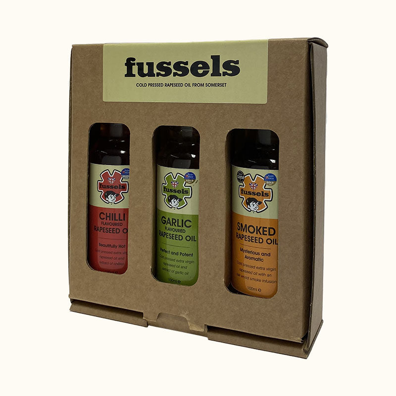 Flavoured Rapeseed Oil Treats Gift Box (3 x 100ml)